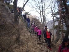 3월첫산행 무등산에서.